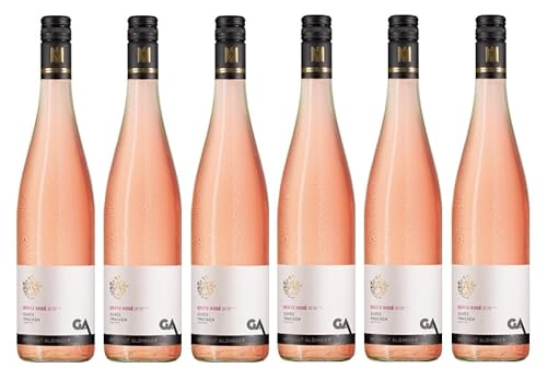 6x 0,75l - 2023er - Weingut Aldinger - Bentz - Rosé-Cuvée - VDP.Gutswein - Qualitätswein Württemberg - Deutschland - Rosé-Wein trocken von Weingut Aldinger