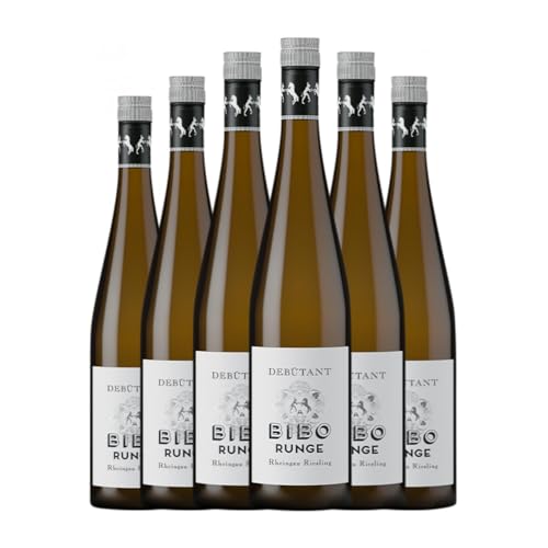 Bibo Runge Debütant Riesling Rheingau 75 cl Weißwein (Karton mit 6 Flaschen von 75 cl) von Weingut Bibo Runge