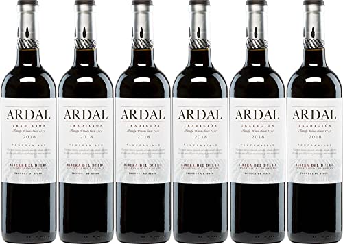 6x Ardal Tradición Tempranillo 2018 - Weingut Bodegas Balbas, Ribera del Duero - Rotwein von Weingut Bodegas Balbas