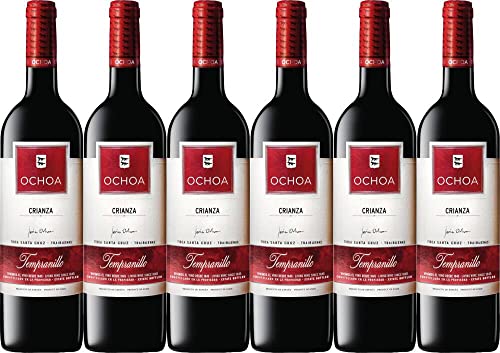 6x Ochoa Navarra Tempranillo Crianza 2021 - Weingut Bodegas Ochoa, Navarra - Rotwein von Weingut Bodegas Ochoa