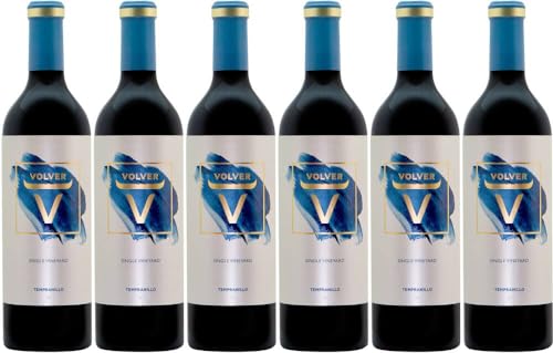 6x Single Vineyard Volver La Mancha 2020 - Weingut Bodegas Volver, Castilla-La Mancha - Rotwein von Weingut Bodegas Volver