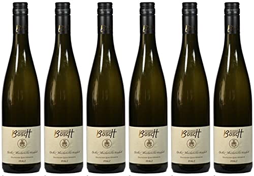 6x Gelber Muskateller feinherb 2023 - Weingut Bosch, Pfalz - Weißwein von Weingut Bosch