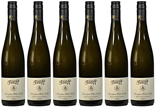 6x Scheurebe feinherb 2023 - Weingut Bosch, Pfalz - Weißwein von Weingut Bosch