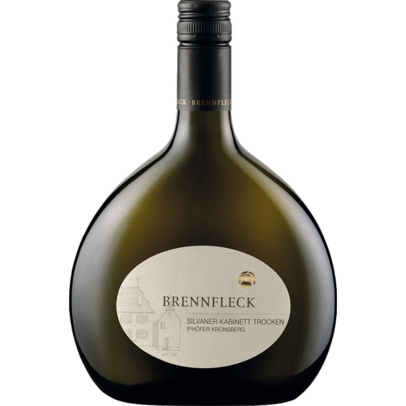 Brennfleck Iphöfer Kronsberg Silvaner QbA, Trocken, Franken, Franken, 2023, Weißwein von Weingut Brennfleck ,   DE 97320 Sulzfeld am Main