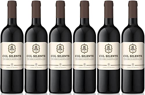 6x Nobile di Montepulciano Col Silente 2020 - Weingut Castelli Del Grevepesa, Toscana - Rotwein von Weingut Castelli Del Grevepesa