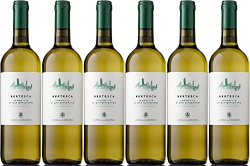 6x Vernaccia di San Gimignano Bertesca 2023 - Weingut Castelli Del Grevepesa, Toscana - Weißwein von Weingut Castelli Del Grevepesa