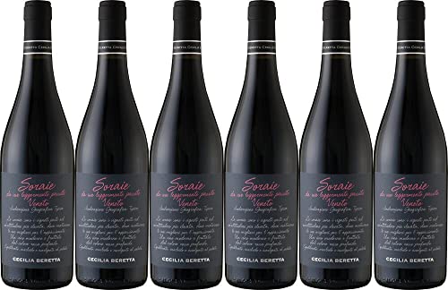 6x Rosso Veneto Soraie 2019 - Weingut Cecilia Beretta, Veneto - Rotwein von Weingut Cecilia Beretta