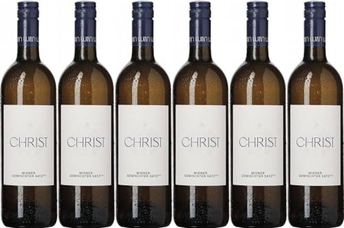 6x Christ Wiener Gemischter Satz Qualitätswein 2023 - Weingut Christ, Wien - Weißwein von Weingut Christ