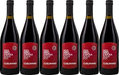 6x Nero d'Avola Sicilia 2022 - Weingut Cusumano, Sicilia - Rotwein von Weingut Cusumano