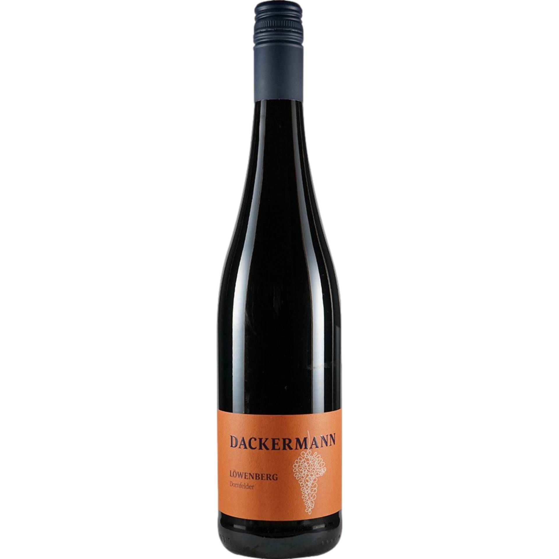 Dackermann Löwenberg Dornfelder, Trocken, Rheinhessen, Rheinhessen, 2021, Rotwein von Weingut Dackermann, Gaustr. 15, 67596 Dittelsheim-Hessloch