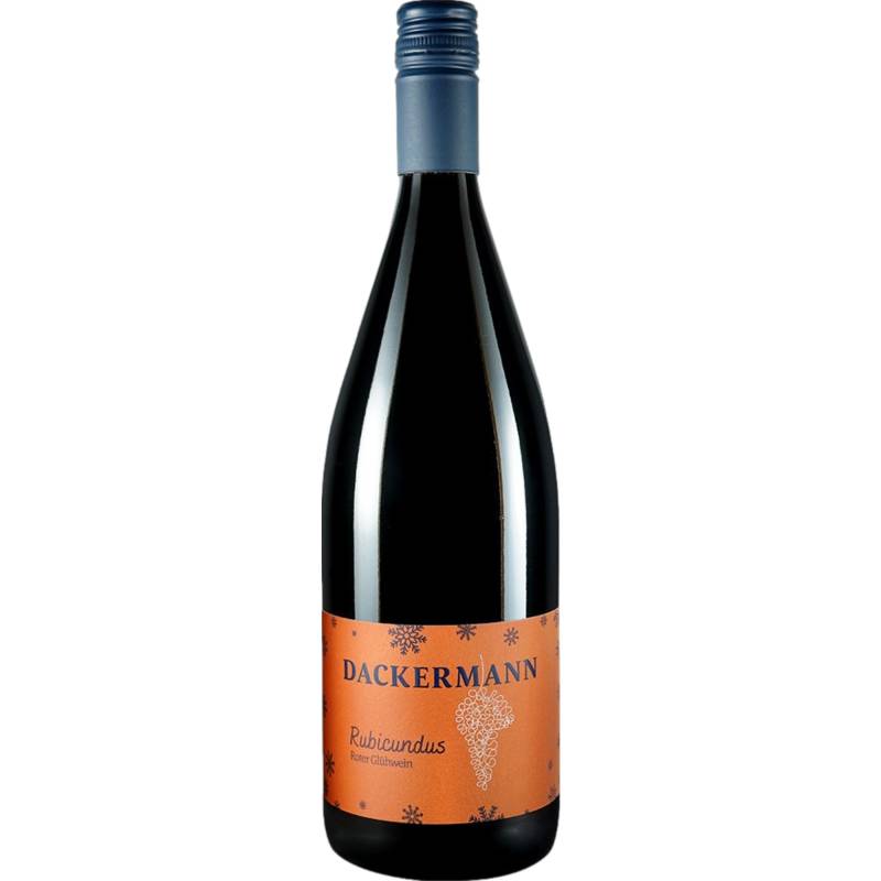 Dackermann Rubicundus Roter Glühwein, Aromatisiertes weinhaltiges Getränk, 1 Liter, Rheinhessen, Rotwein von Weingut Dackermann - Gaustraße 15, 67596 Dittelsheim-Heßloch - DE