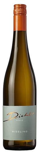 Weingut Diehl Riesling – Halbtrockener, milder Weißwein aus der Wein-Region Pfalz (1 x 0,75l) (Packung mit 6) von Weingut Diehl