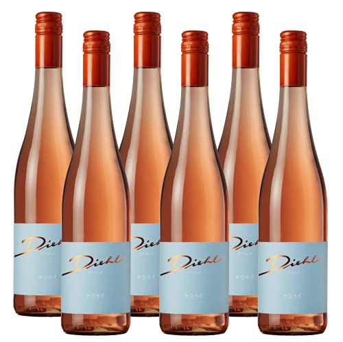 Weingut Diehl Rosé feinherb – Halbtrockener Roséwein aus der Wein-Region Pfalz (6 x 0,75l) von Weingut Diehl