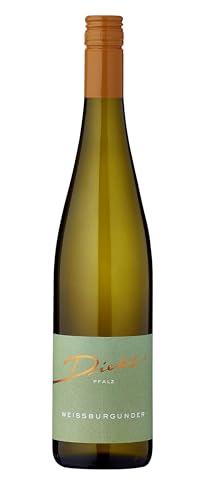 Weingut Diehl Weißburgunder – Trockener Weißwein aus der Wein-Region Pfalz (1 x 0,75l) (Packung mit 12) von Weingut Diehl