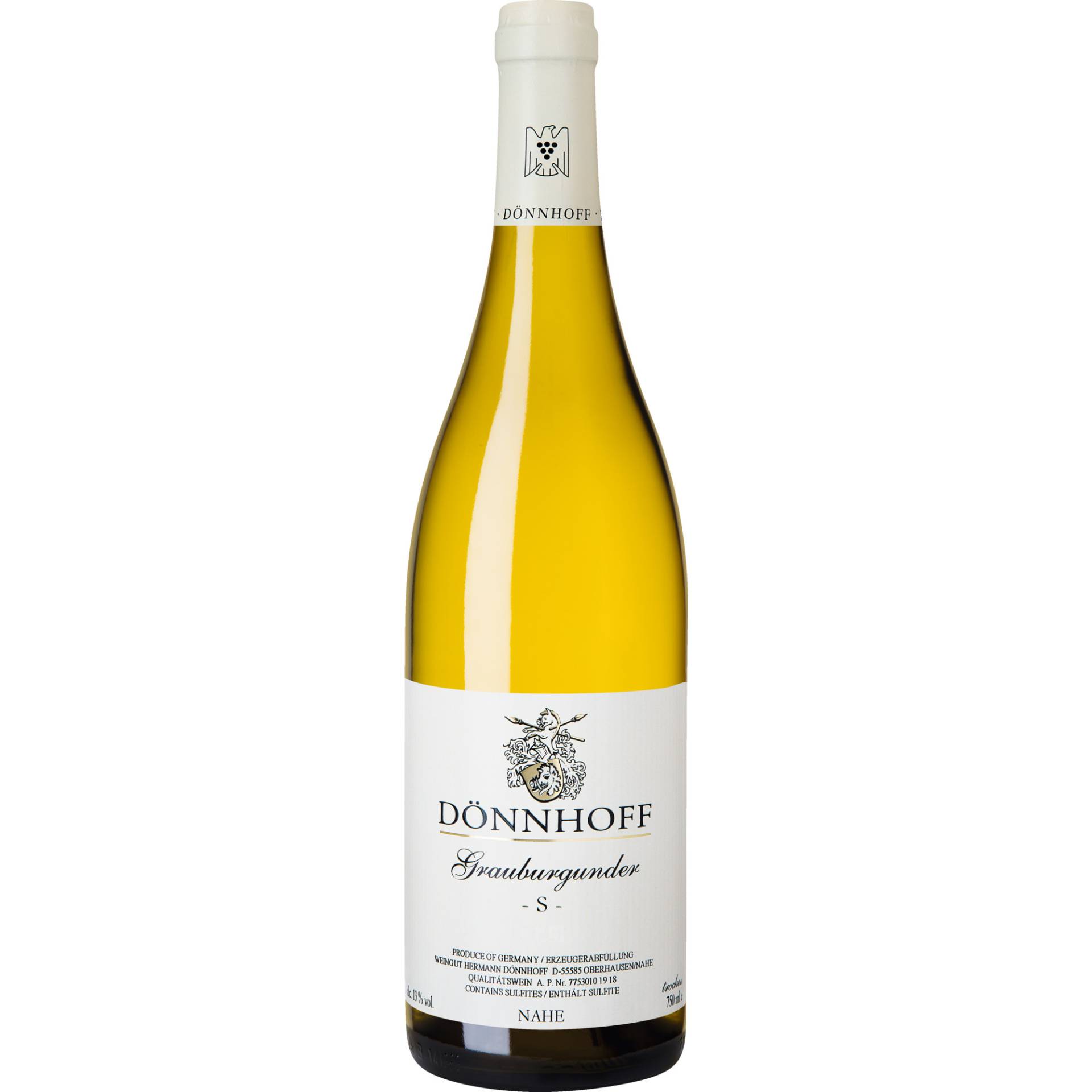 Dönnhoff Grauburgunder S QbA, Trocken, Nahe, Nahe, 2023, Weißwein von Weingut Dönnhoff, -55585 Oberhausen