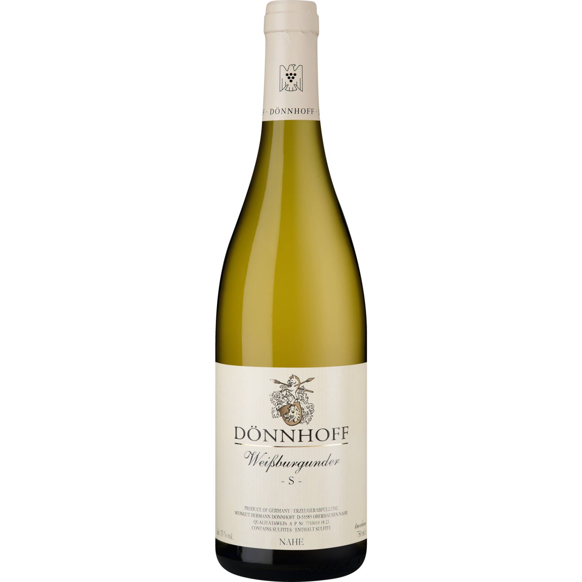 Dönnhoff Weissburgunder S, Trocken, Nahe, Nahe, 2023, Weißwein von Weingut Dönnhoff, D - 55585 Oberhausen