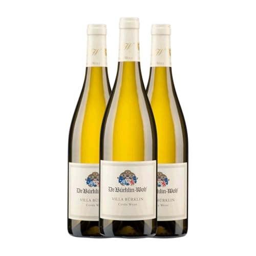 Dr. Bürklin-Wolf Weiss Trocken Pfälz 75 cl Weißwein (Karton mit 3 Flaschen von 75 cl) von Weingut Dr. Bürklin-Wolf