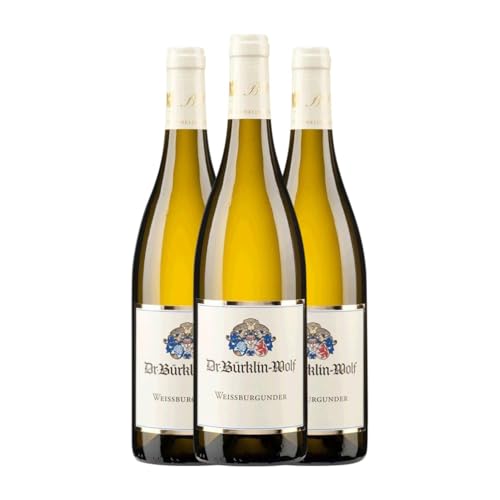 Dr. Bürklin-Wolf Weißburgunder Trocken Pfälz 75 cl Weißwein (Karton mit 3 Flaschen von 75 cl) von Weingut Dr. Bürklin-Wolf