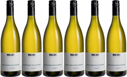 6x Heger Weißburgunder,Sonett' 2023 - Weingut Dr. Heger, Baden - Weißwein von Weingut Dr. Heger