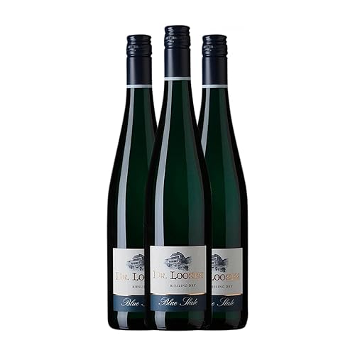 Dr. Loosen Blue Slate Dry Riesling Mosel 75 cl (Schachtel mit 3 Flaschen von 75 cl) von Weingut Dr. Loosen Bros