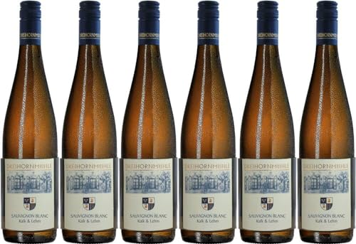 6x Dreihornmühle Sauvignon Blanc Kalk & Lehm 2023 - Weingut Dreihornmühle, Rheinhessen - Weißwein von Weingut Dreihornmühle