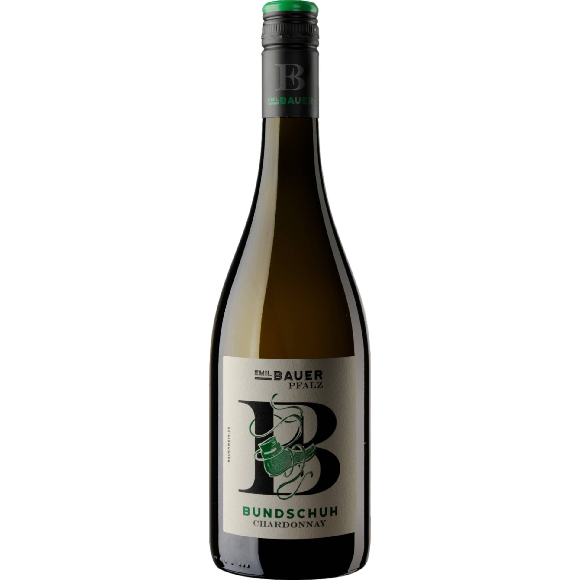 Bauer Bundschuh Chardonnay, Trocken, Pfalz, Pfalz, 2023, Weißwein von Weingut Emil Bauer GbR Walsheimer Straße 18 76829 Landau-Nußdorf - Deutschland