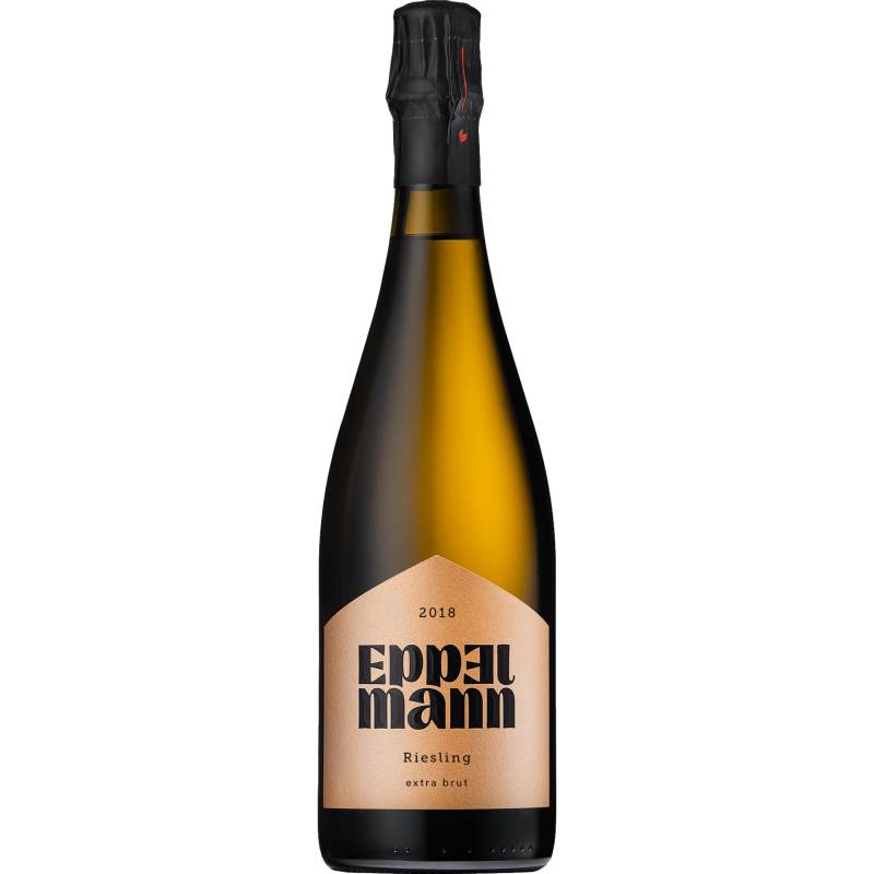 Eppelmann Riesling Réserve Sekt, Extra Brut, Deutscher Sekt, Deutscher Sekt, 2018, Schaumwein von Weingut Eppelmann, D - 55271 Stadecken-Elsheim