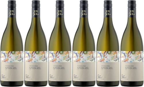 6x Polz Steirischer Spiegel Cuvée Riesling/SauvBlanc 2023 - Weingut Erich & Walter Polz, Steirerland - Weißwein von Weingut Erich & Walter Polz