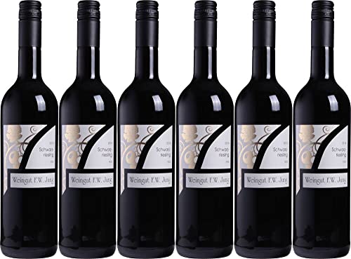 6x Schwarzriesling mild 2022 - Weingut F.W. Jung, Nahe - Rotwein von Weingut F.W. Jung