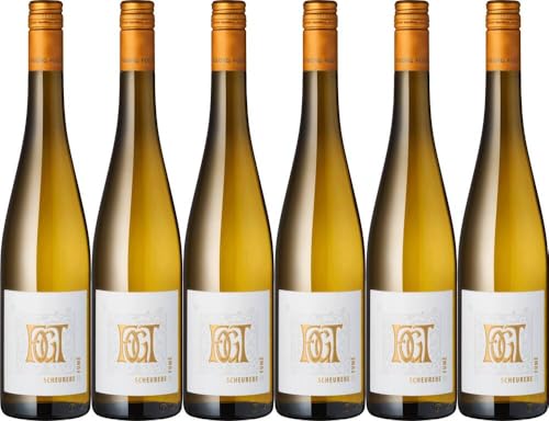 6x Scheurebe Fumé trocken Fogt 2023 - Weingut Fogt, Rheinhessen - Weißwein von Weingut Fogt