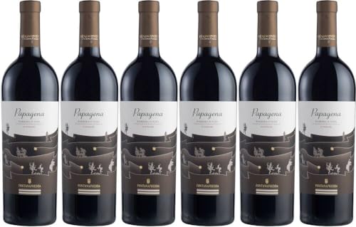 6x Papagena Barbera d'Alba 2021 - Weingut Fontanafredda, Piemonte - Rotwein von Weingut Fontanafredda