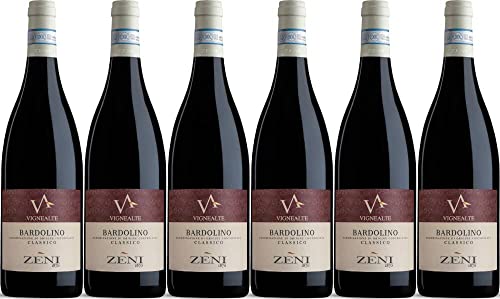 6x Bardolino Classico Vigne Alte 2022 - Weingut Fratelli Zeni, Veneto - Rotwein von Weingut Fratelli Zeni