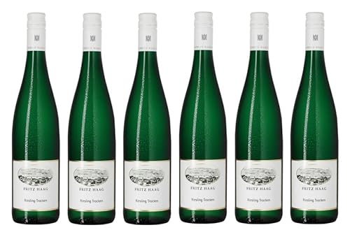 6x 0,75l - 2023er - Weingut Fritz Haag - Riesling - VDP.Gutswein - Qualitätswein Mosel - Deutschland - Weißwein trocken von Weingut Fritz Haag