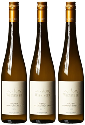 Weingut Fritz Wieninger Wiener Gemischter Satz Bio Weißwein 2018 trocken (3 x 0.75 l) von Weingut Fritz Wieninger