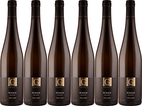 6x Schalk Silvaner 2018 - Weingut Giegerich, Franken - Weißwein von Weingut Giegerich