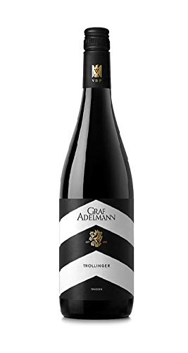 Trollinger trocken, Weingut Graf Adelmann, Burg Schaubeck, Kleinbottwar, Württemberg (0,75 l) Jahrgang 2019 von Weingut Graf Adelmann, Kleinbottwar