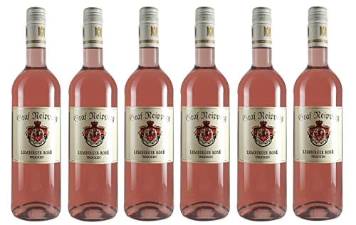 6x 0,75l - 2023er - Weingut Graf Neipperg - Lemberger Rosé - VDP.Gutswein - Qualitätswein Württemberg - Deutschland - Rosé-Wein trocken von Weingut Graf Neipperg