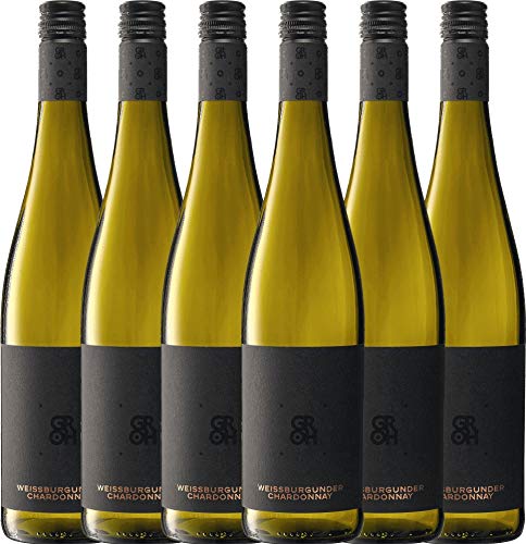 Grohsartig Weißburgunder Chardonnay Groh Weißwein 6 x 0,75l VINELLO - 6 x Weinpaket inkl. kostenlosem VINELLO.weinausgießer von Weingut Groh