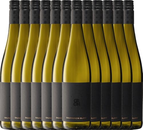 Sauvignon Blanc trocken Groh Weißwein 12 x 0,75l VINELLO - 12 x Weinpaket inkl. kostenlosem VINELLO.weinausgießer von Weingut Groh