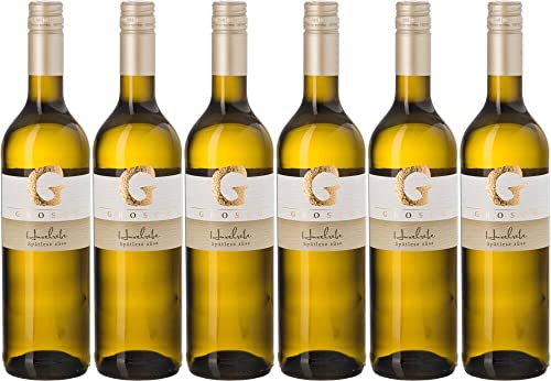 6x Huxelrebe Spätlese süss 2023 - Weingut Grosch, Rheinhessen - Weißwein von Weingut Grosch