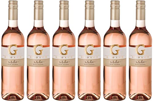 6x Merlot Rosé trocken 2023 - Weingut Grosch, Rheinhessen - Rosé von Weingut Grosch