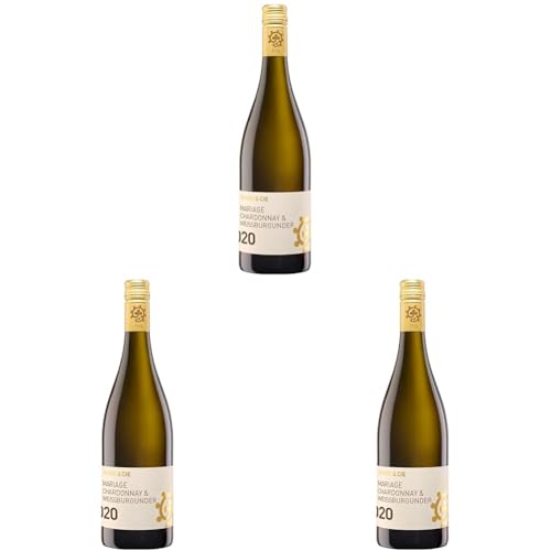 Weingut Hammel & Cie Mariage & Weißburgunder Chardonnay trocken (1 x 0.75 l) (Packung mit 3) von Weingut Hammel & Cie