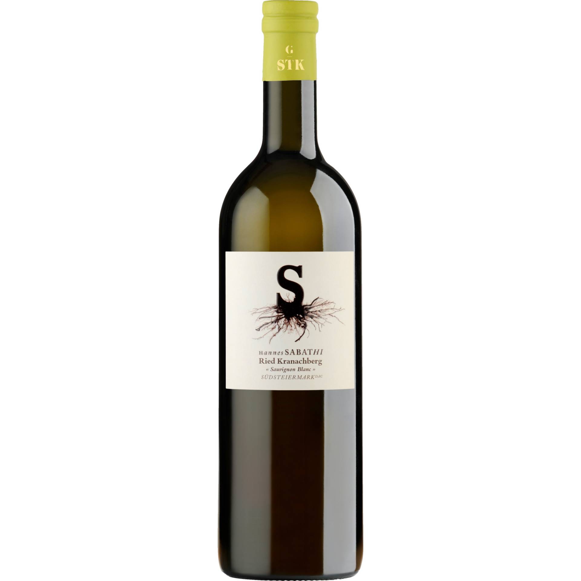 Sauvignon Blanc Ried Kranachberg, Südsteiermark DAC, Große STK, Steiermark, 2018, Weißwein von Weingut Hannes Sabathi GmbH, Sernau 48, AT-8462 Gamlitz, Austria