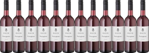 12x Portugieser lieblich 2023 - Weingut Hauck, Rheinhessen - Rotwein von Weingut Hauck