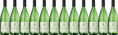 12x Weißer Burgunder 1,0 L Hauck 2023 - Weingut Hauck, Rheinhessen - Weißwein von Weingut Hauck