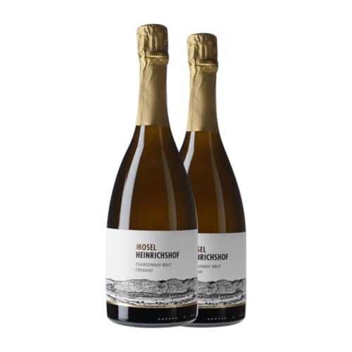 Heinrichshof Crémant Chardonnay Brut Mosel-Saar-Ruwer 75 cl Weißer Sekt (Karton mit 2 Flaschen von 75 cl) von Weingut Heinrichshof Peter & Ulrich Griebeler GbR