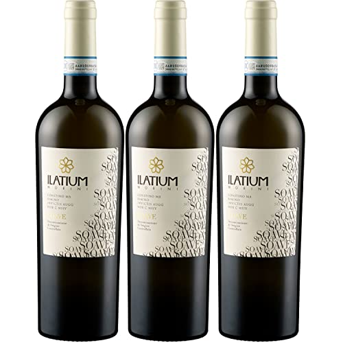 ILatium Morini Soave Weißwein Wein Trocken DOP Italien (3 Flaschen) von Weingut ILatium