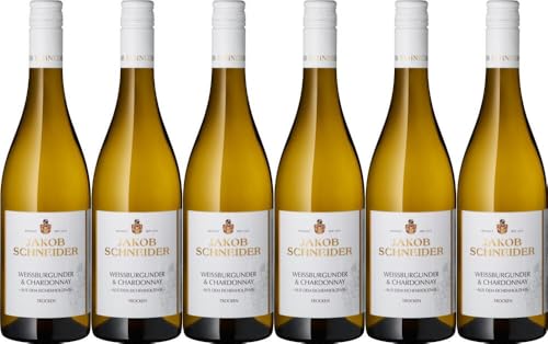 6x Weißburgunder & Chardonnay Schneider 2023 - Weingut Jakob Schneider, Nahe - Weißwein von Weingut Jakob Schneider