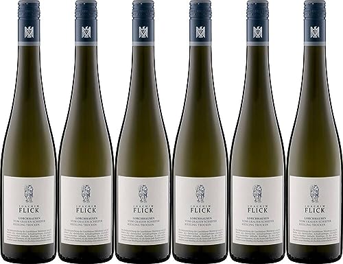 6x Lorchhausen Riesling trocken -Ortswein- 2023 - Weingut Joachim Flick, Rheingau - Weißwein von Weingut Joachim Flick