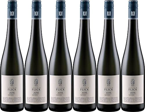 6x Wicker Riesling trocken -Ortswein- 2022 - Weingut Joachim Flick, Rheingau - Weißwein von Weingut Joachim Flick